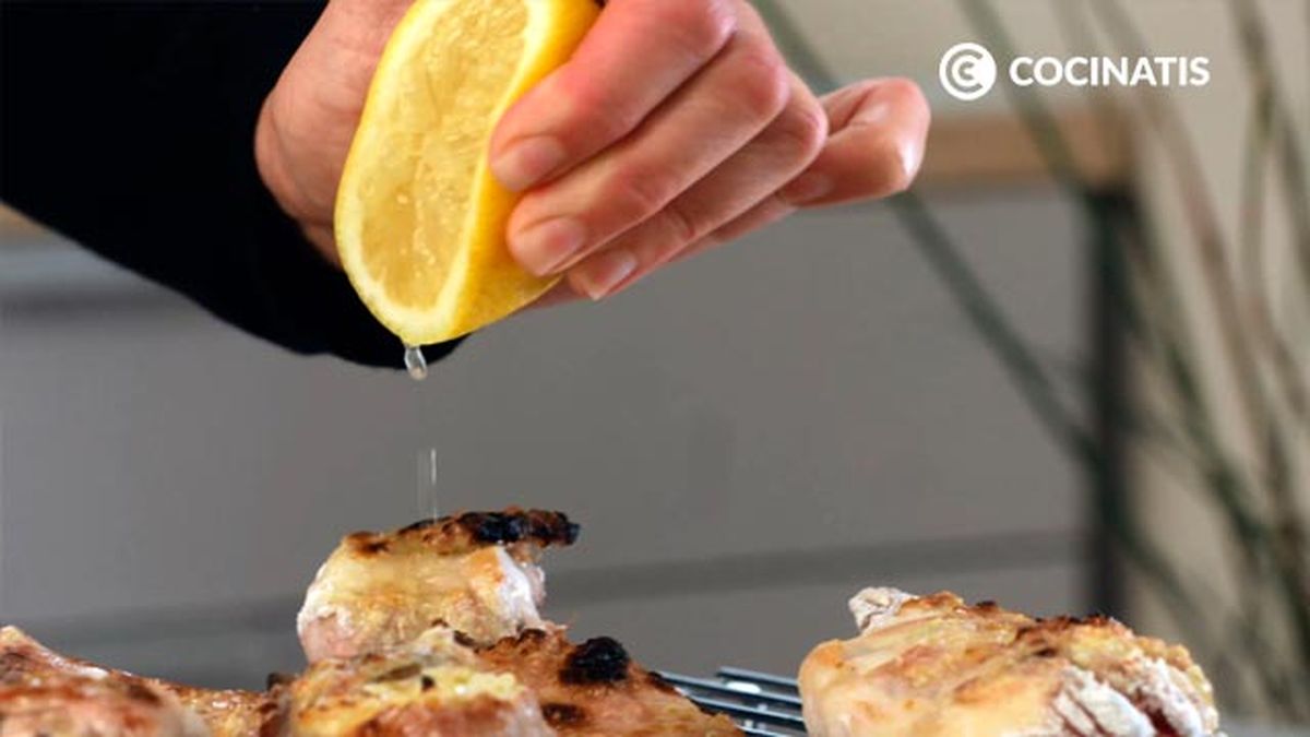 Receta de carne de conejo a la parrilla con limón  paso 4