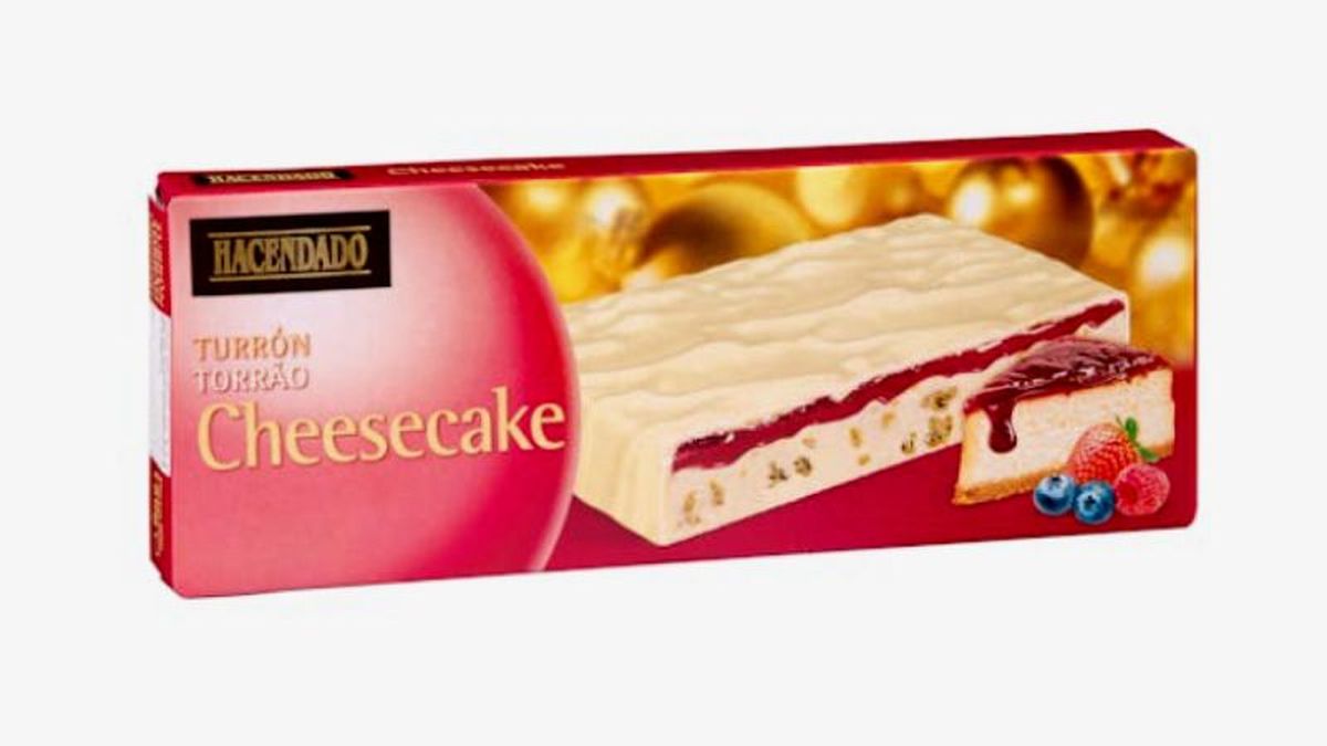 Turrón cheesecake del Mercadona