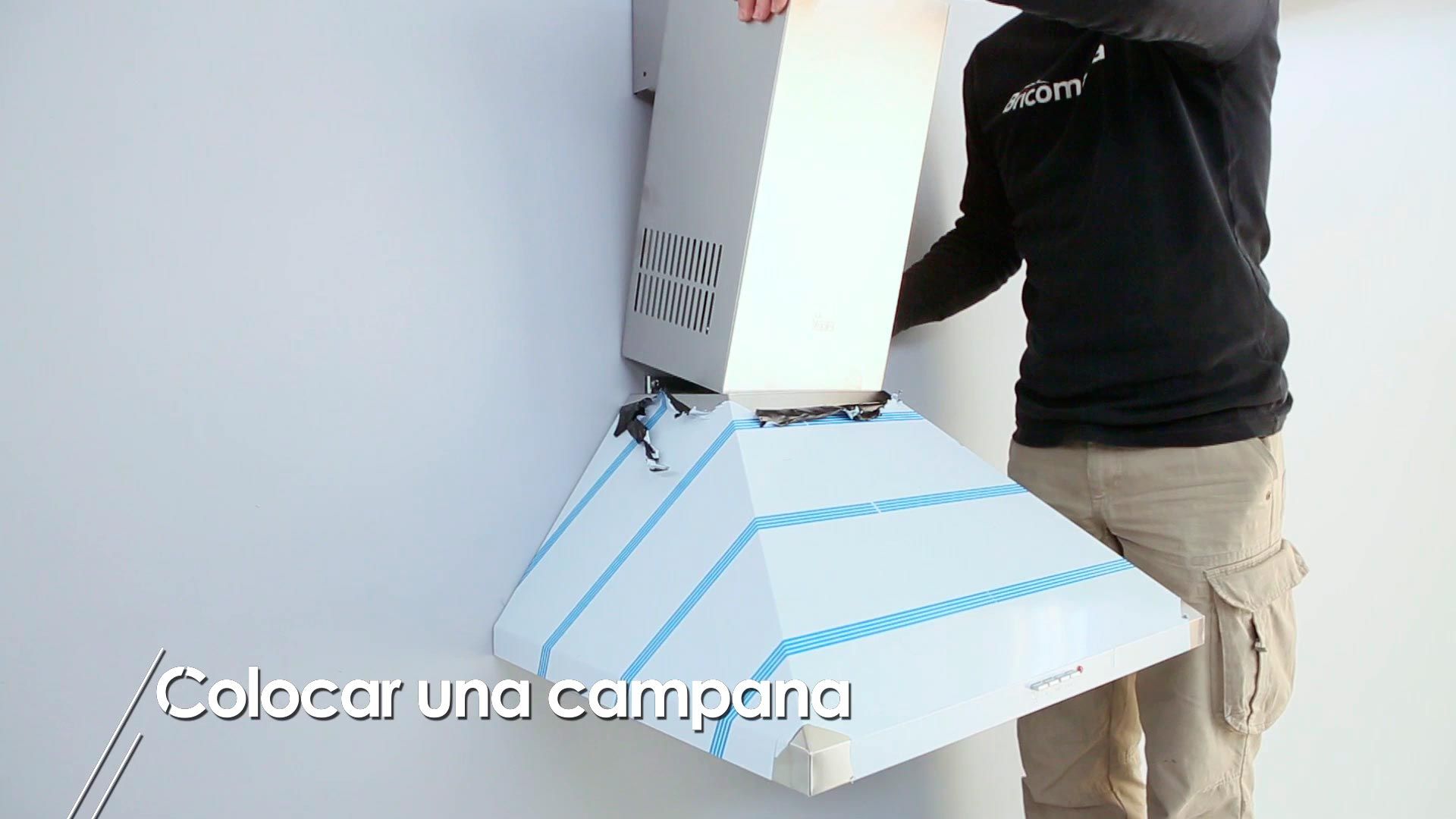 Cómo colocar una campana extractora paso 5