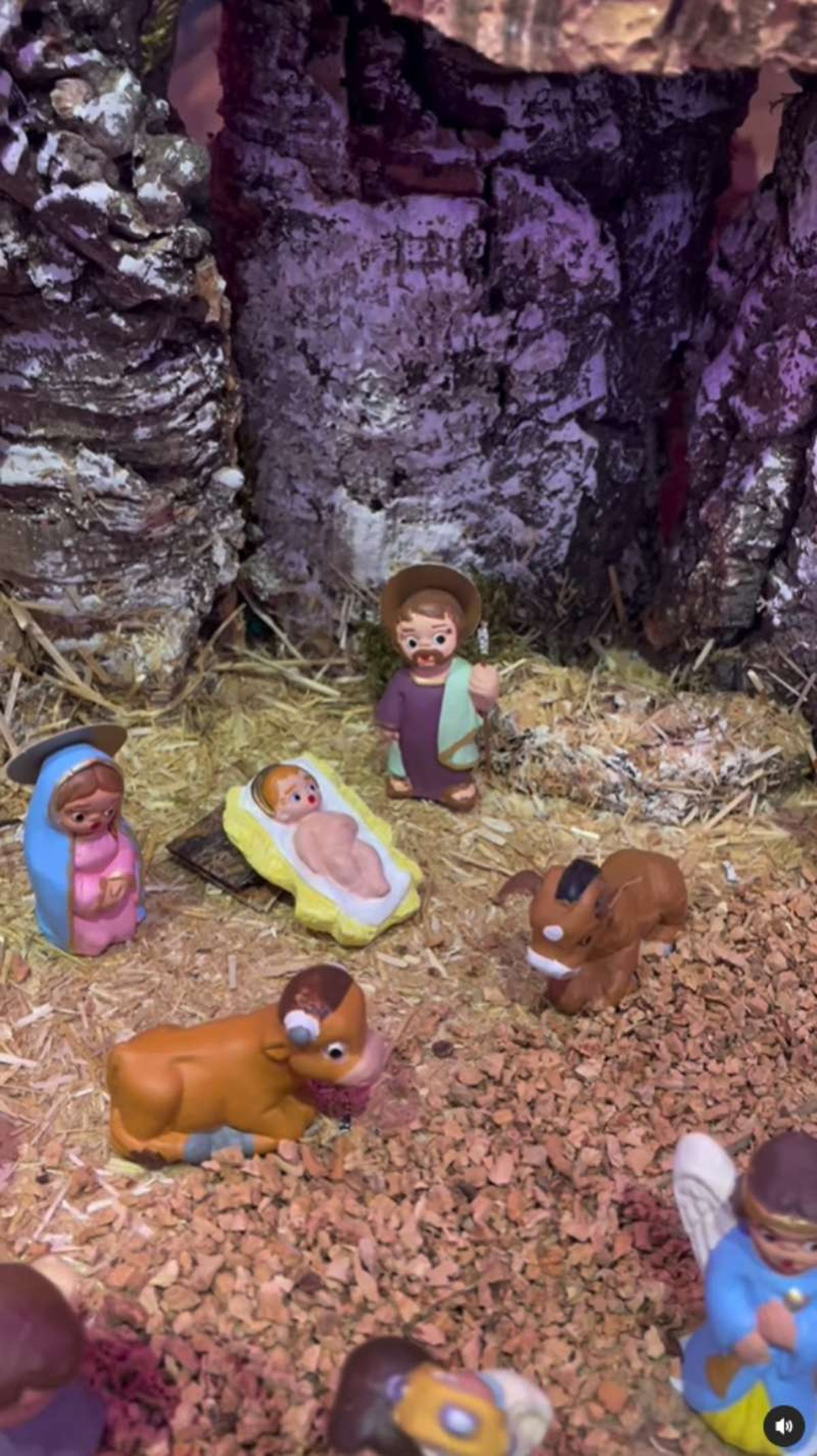 Escena clásica del portal de Belén.