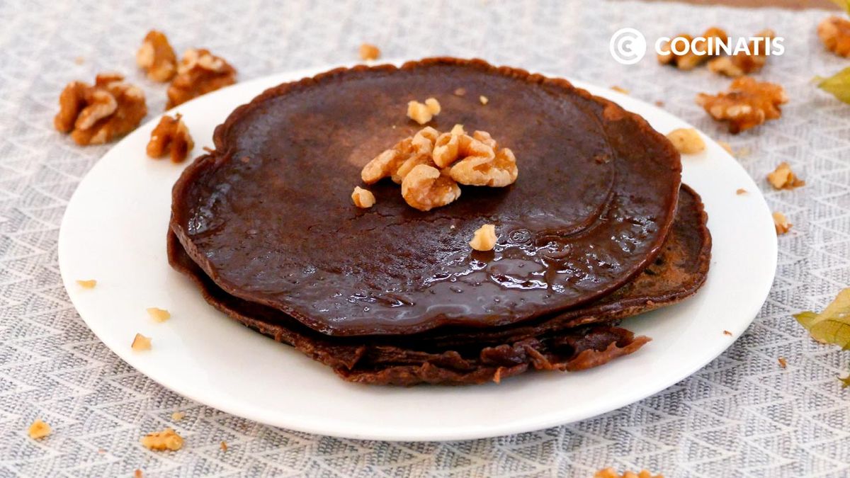 Receta de tortitas de chocolate
