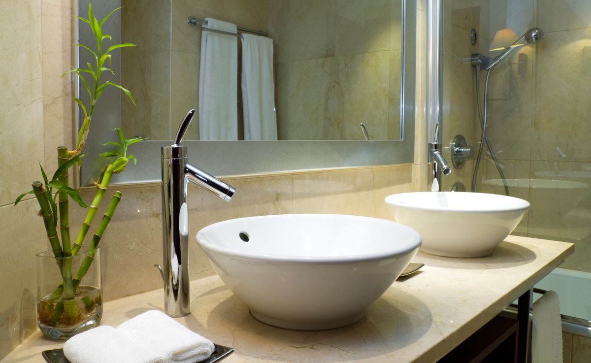 decorar bano bambus piedrasXL