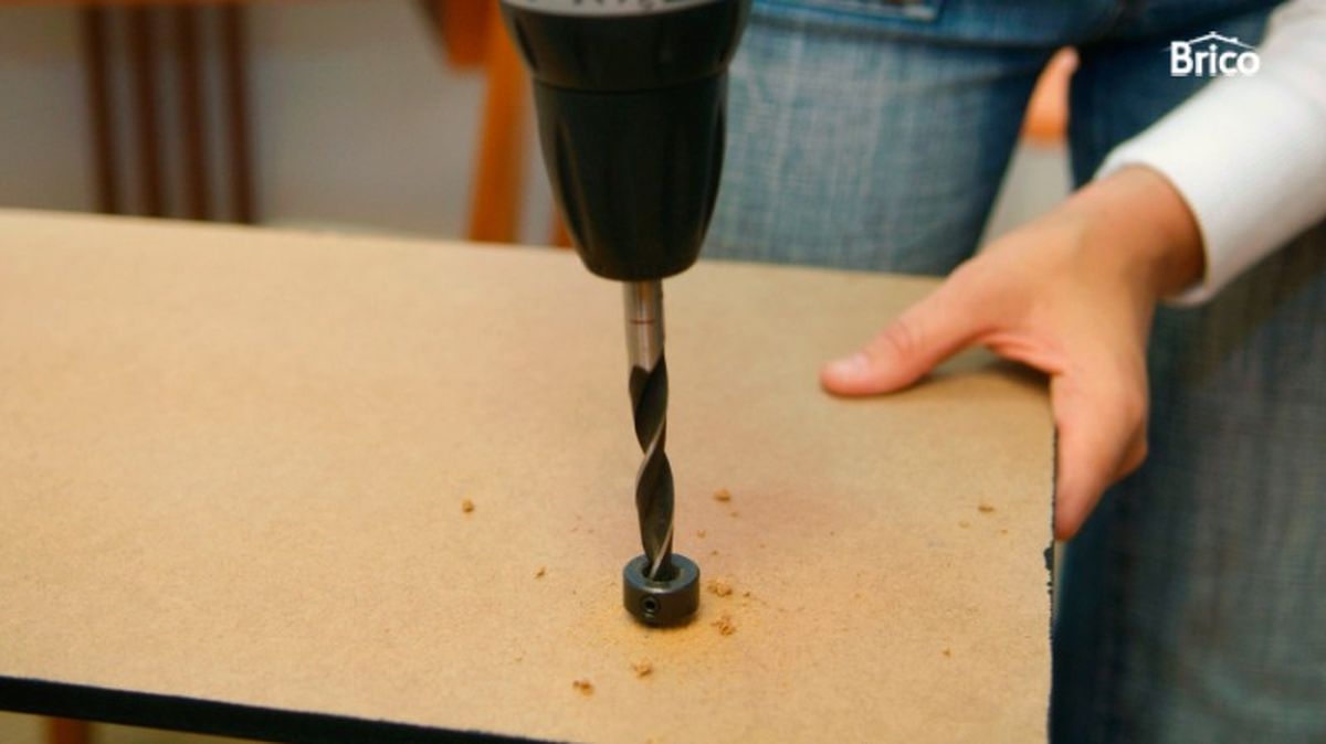 Agujerear las marcas realizadas