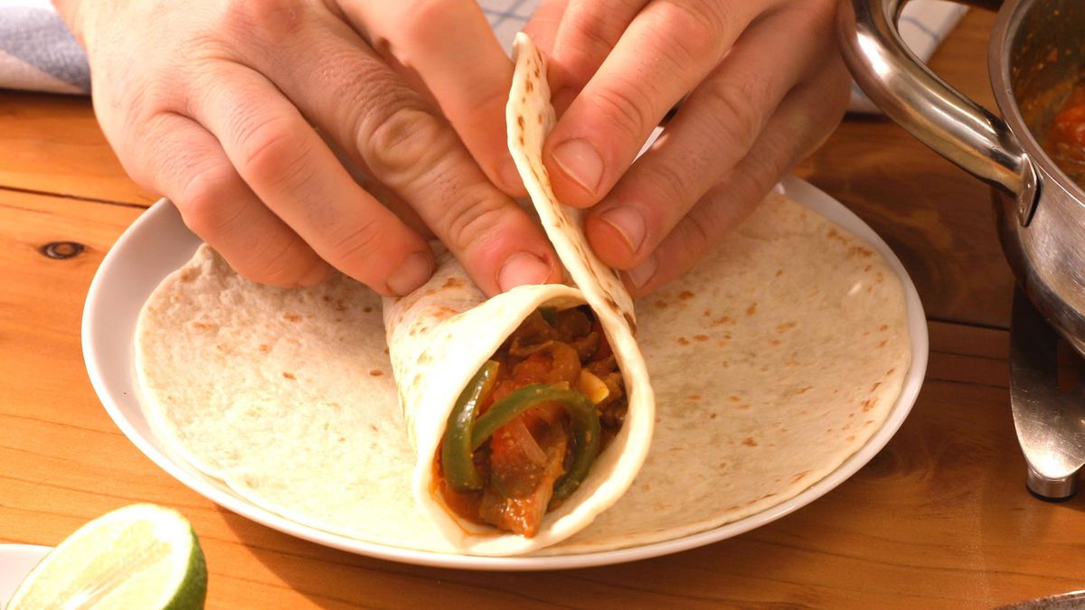 Burritos de ternera y verduras paso 7