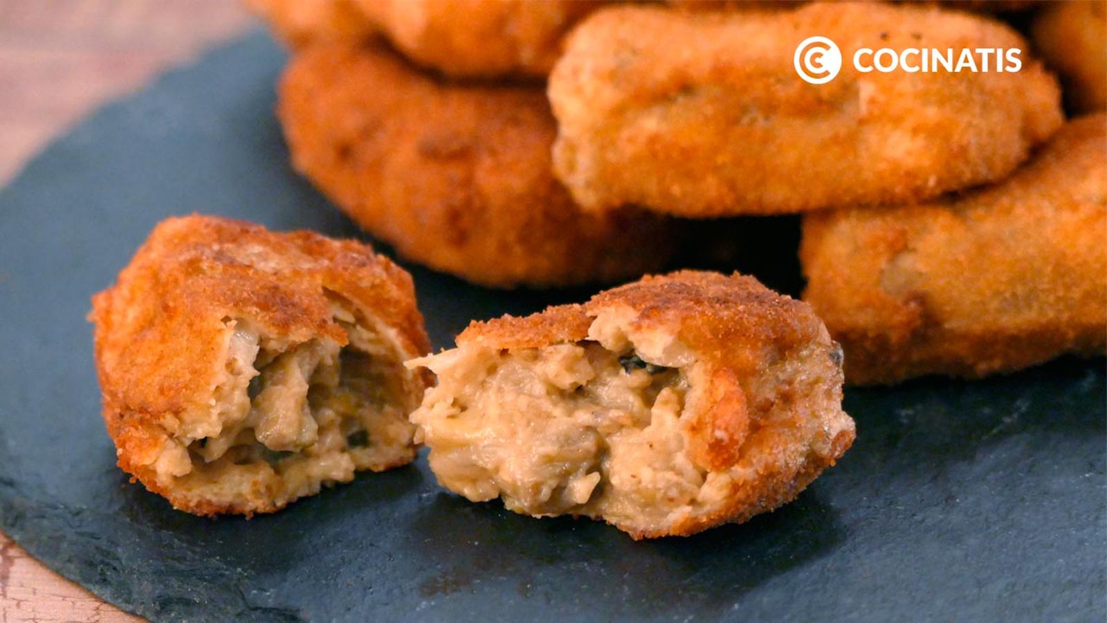 Receta de croquetas de berenjena