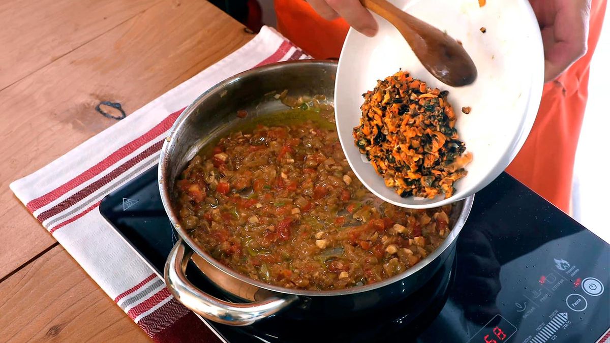 Receta de tigres o mejillones rellenos con bechamel  paso 2