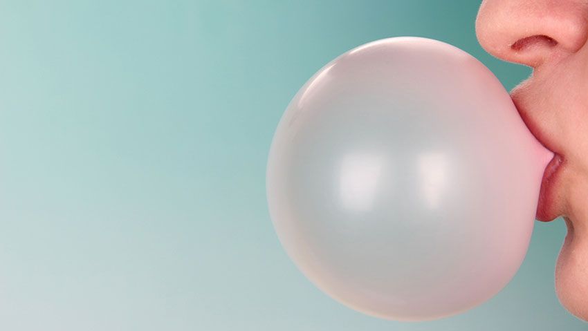objetos degradarse chicle