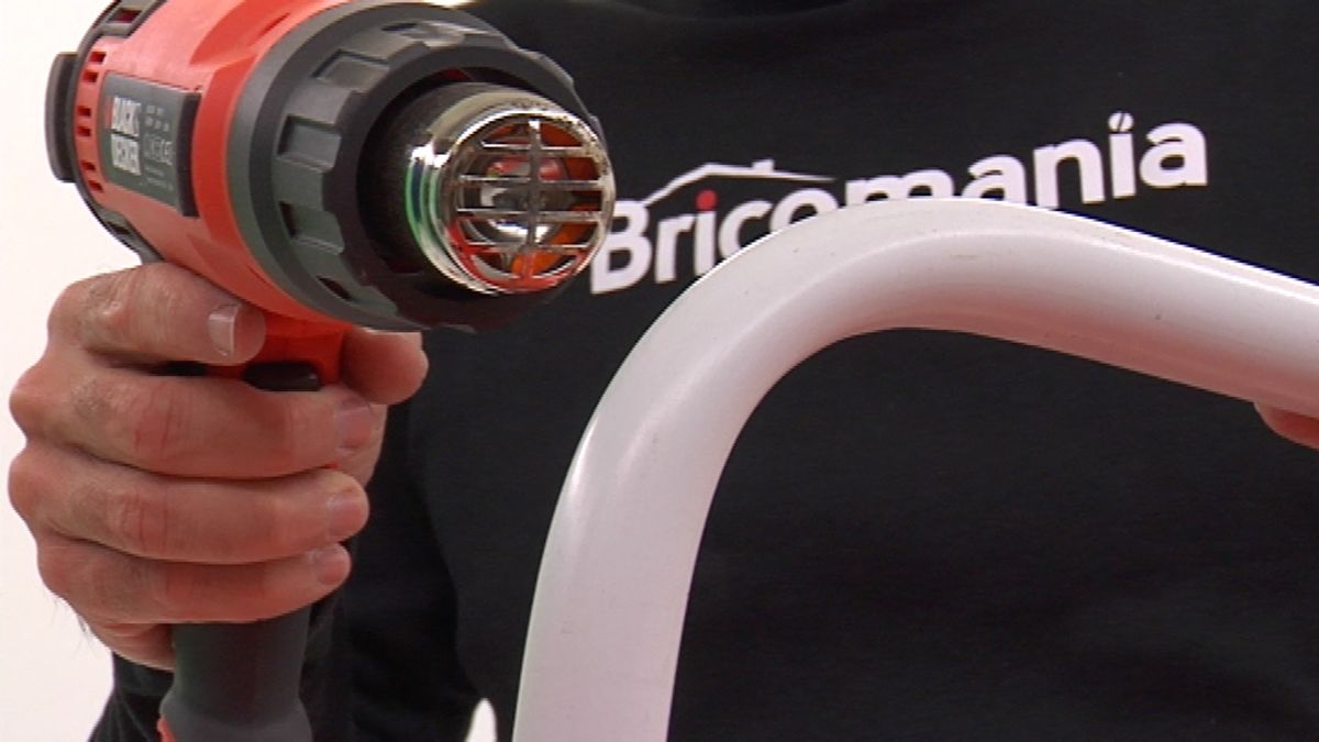 Doblar tuboss de pvc   paso 6