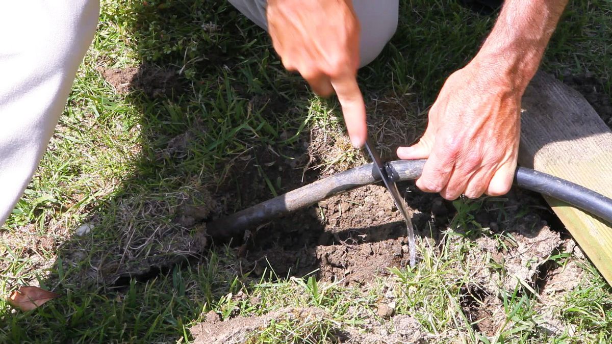 Toma de agua soterrada paso 4