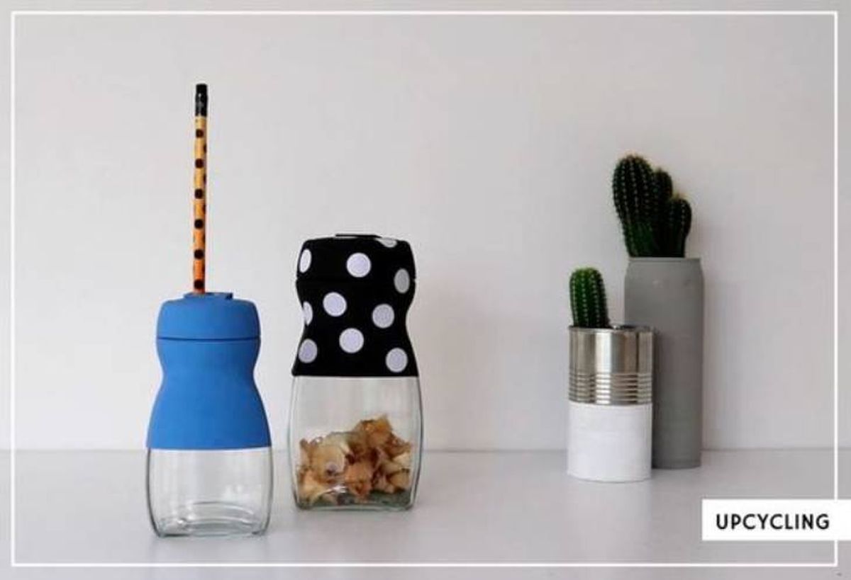 reutilizar bote nescafe sacapuntas pinterest Bloglovin