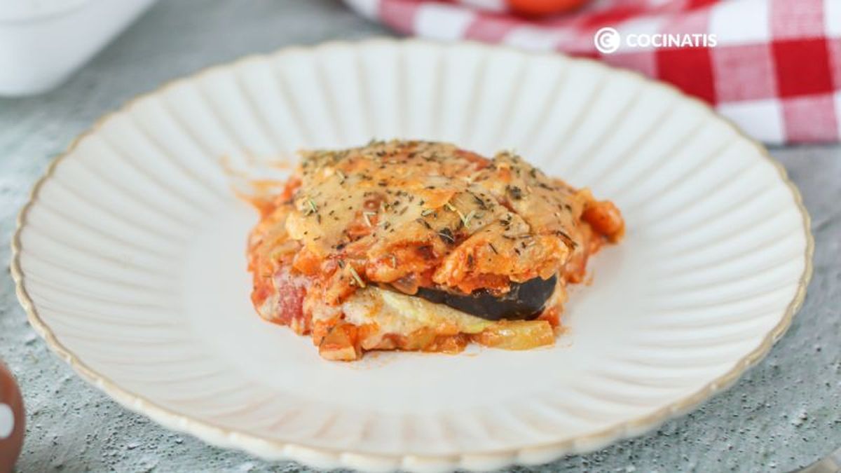 Plato de musaka de verduras