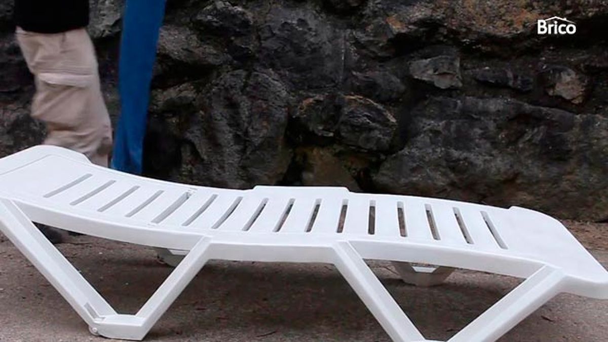 Como pintar una tumbona de plastico paso 6