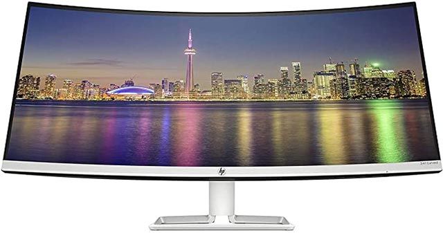 monitor curvo hp