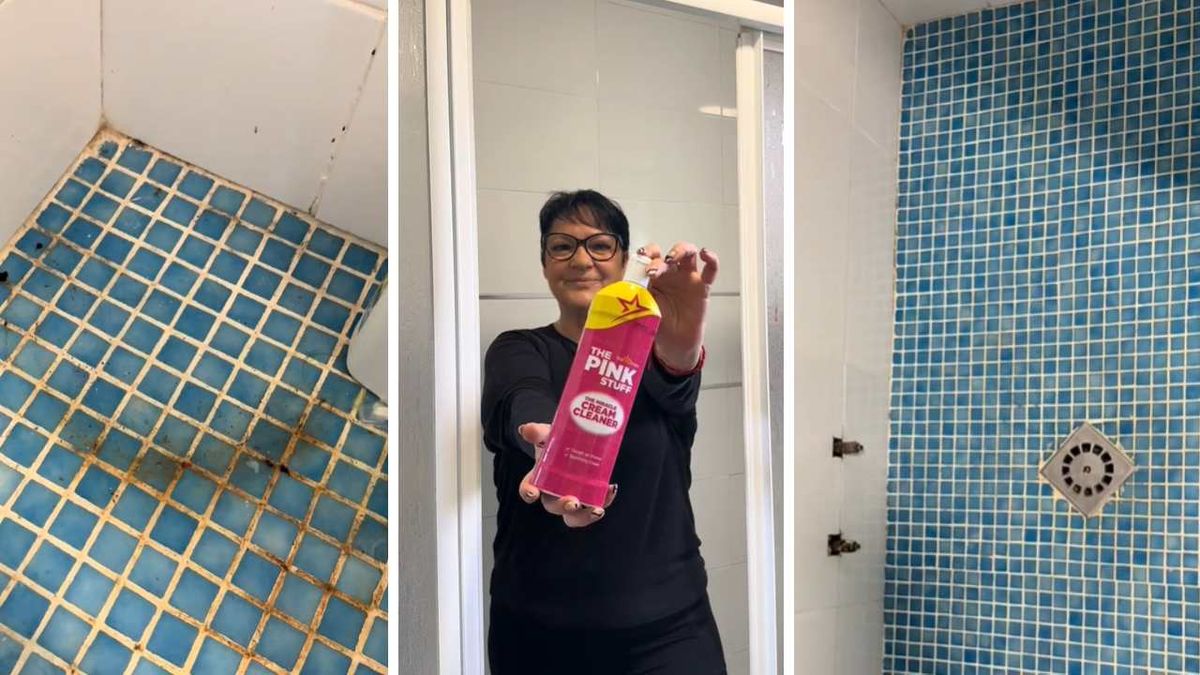 El producto que usa la influencer es 'The Pink Stuff Miracle Cream Cleaner'