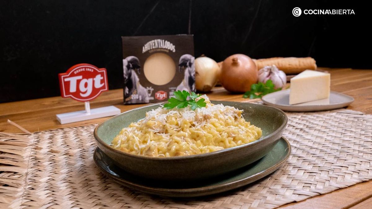 Aprende a elaborar un cremoso risotto de pollo