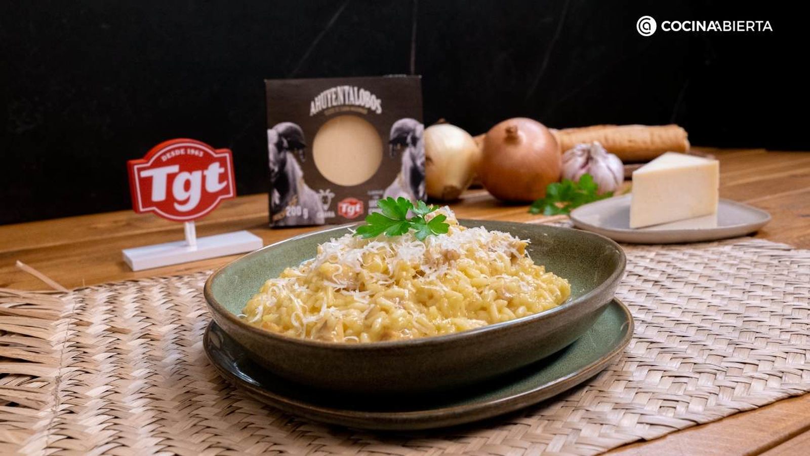 Aprende a elaborar un cremoso risotto de pollo