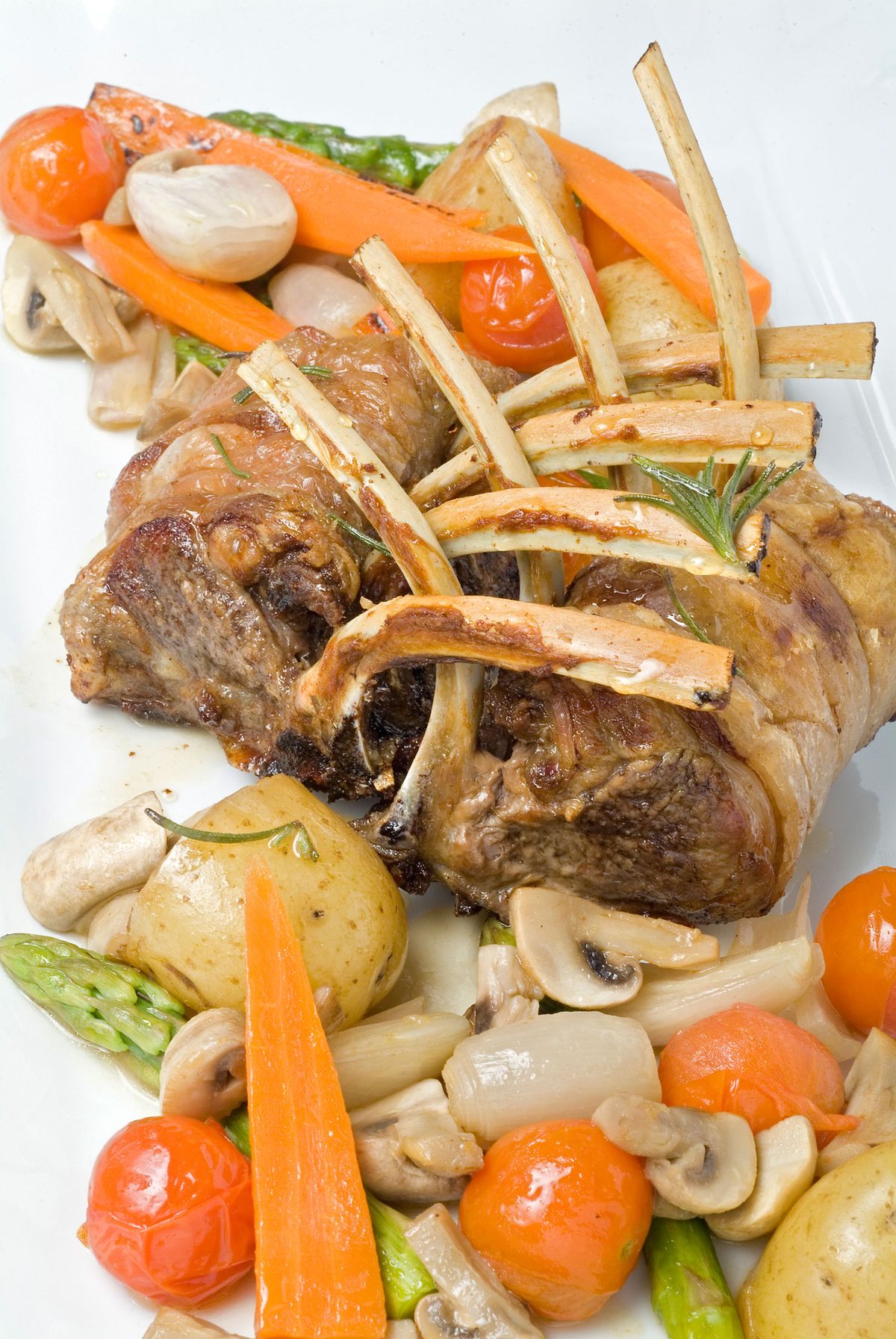 Rack de cordero muy tradicional