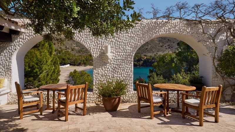 Las vistas de la terraza de elBulli, en Cala Montjoi