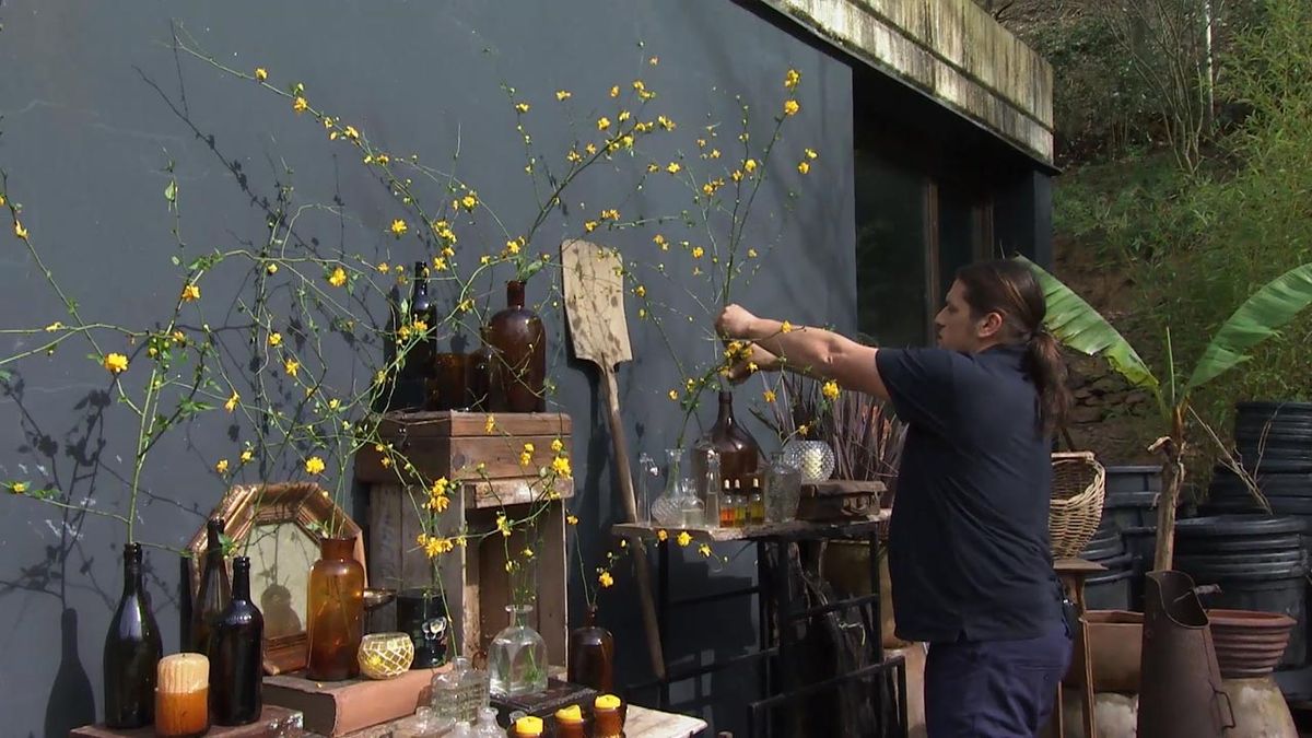 deco 770 jardin kerria japonica altar floral