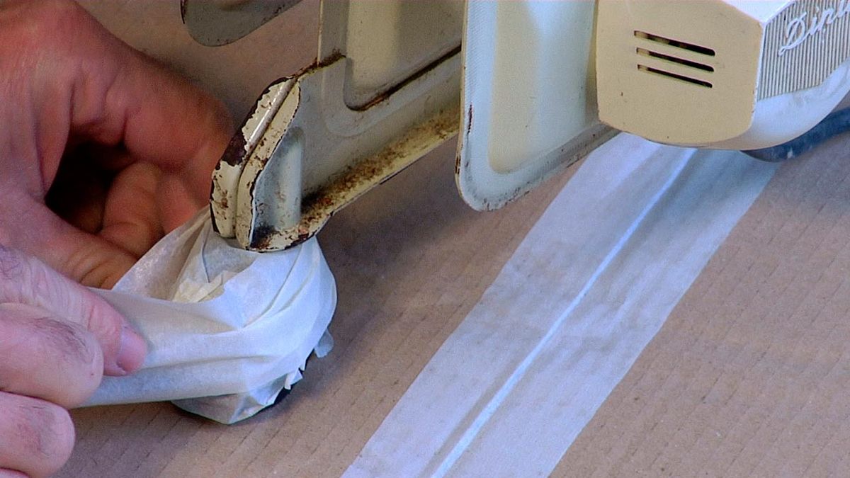 Cómo pintar un radiador paso 2