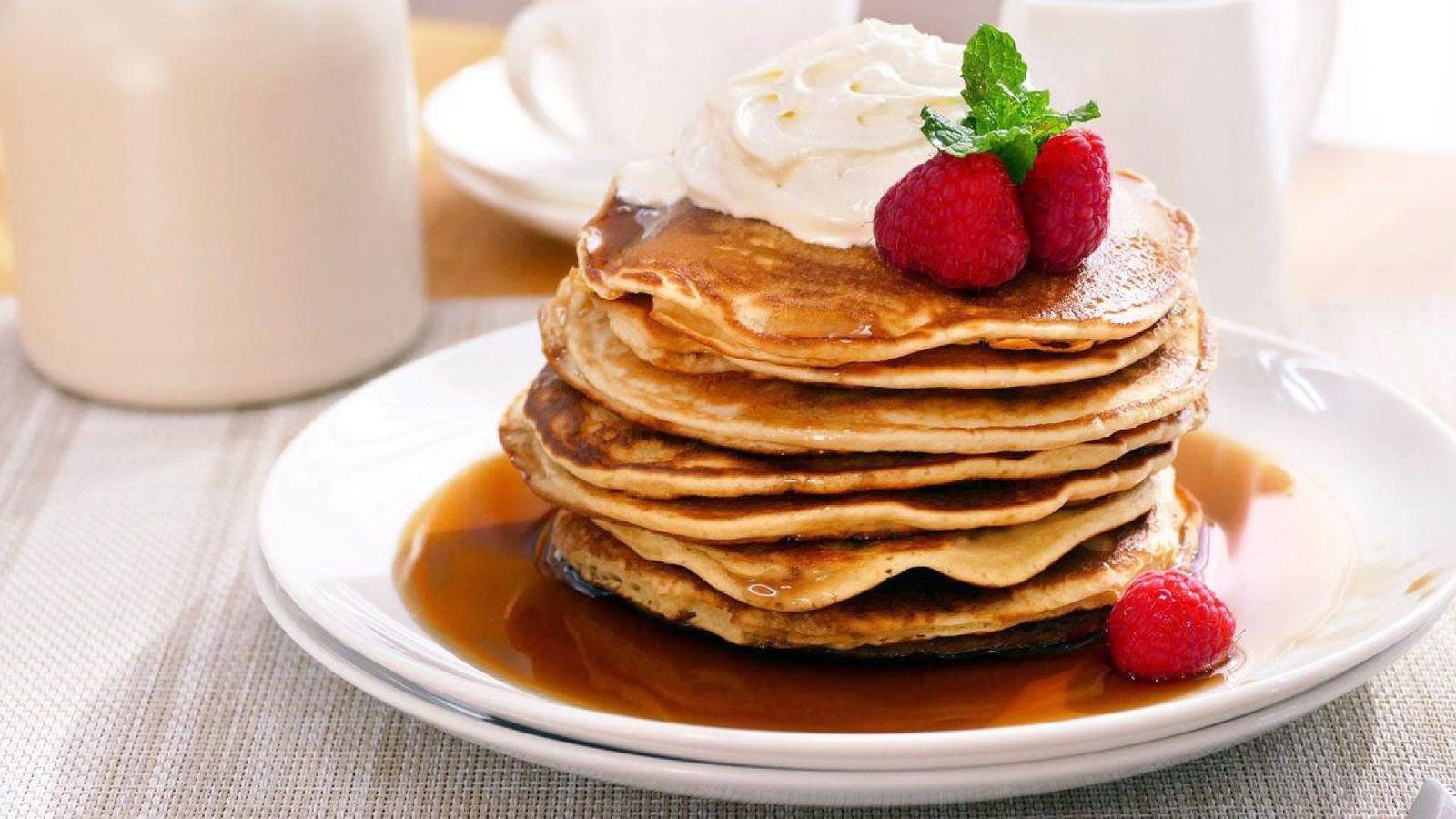 Tortitas americanas esponjosas