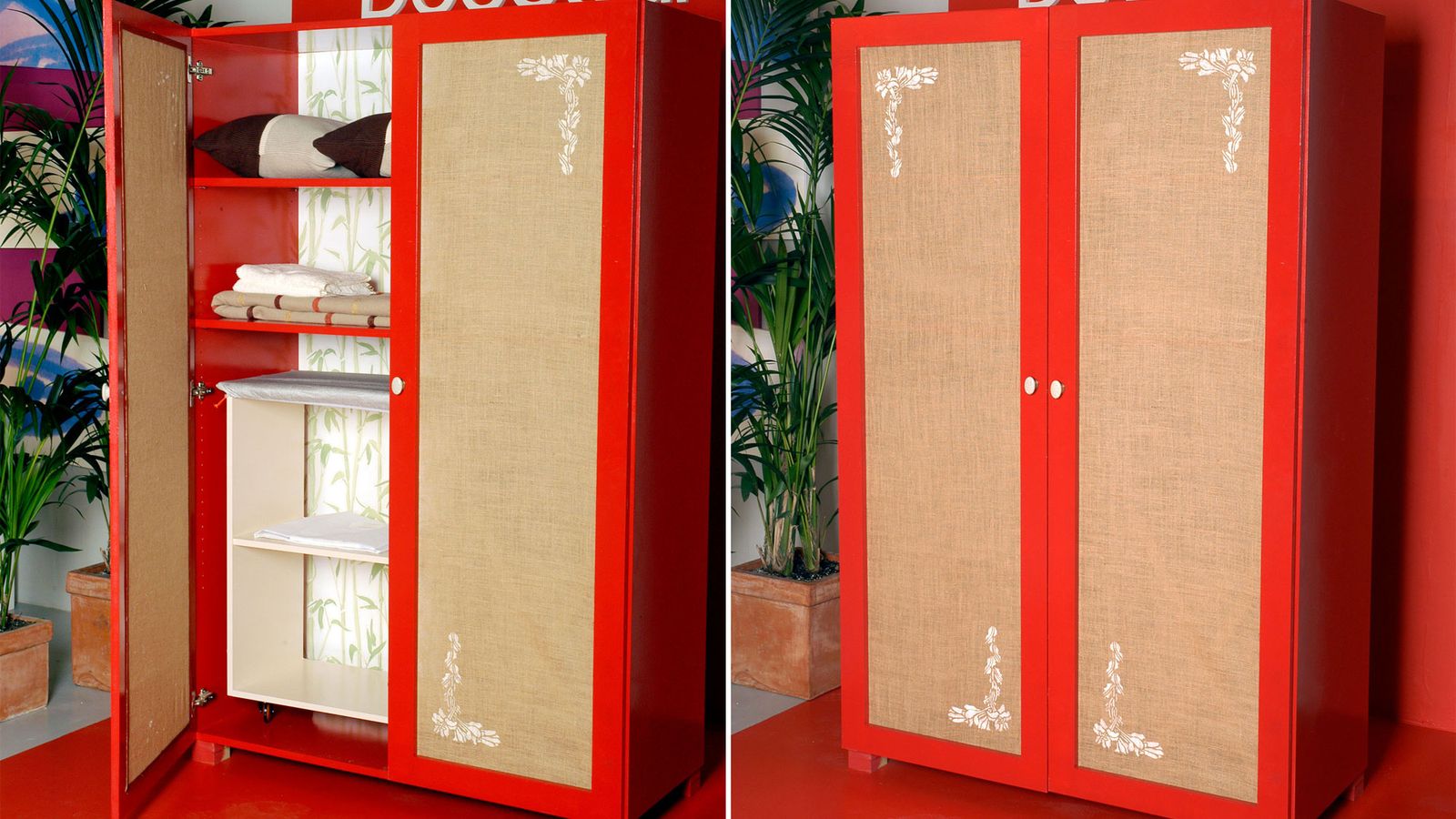 Cómo hacer y decorar un armario para la plancha exterior