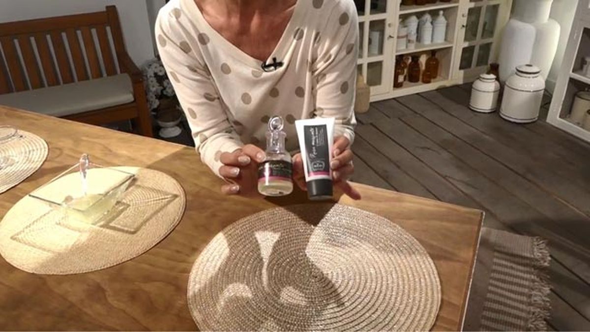 exfoliante casero para el cuidado de las manos crema aceite rosa mosqueta