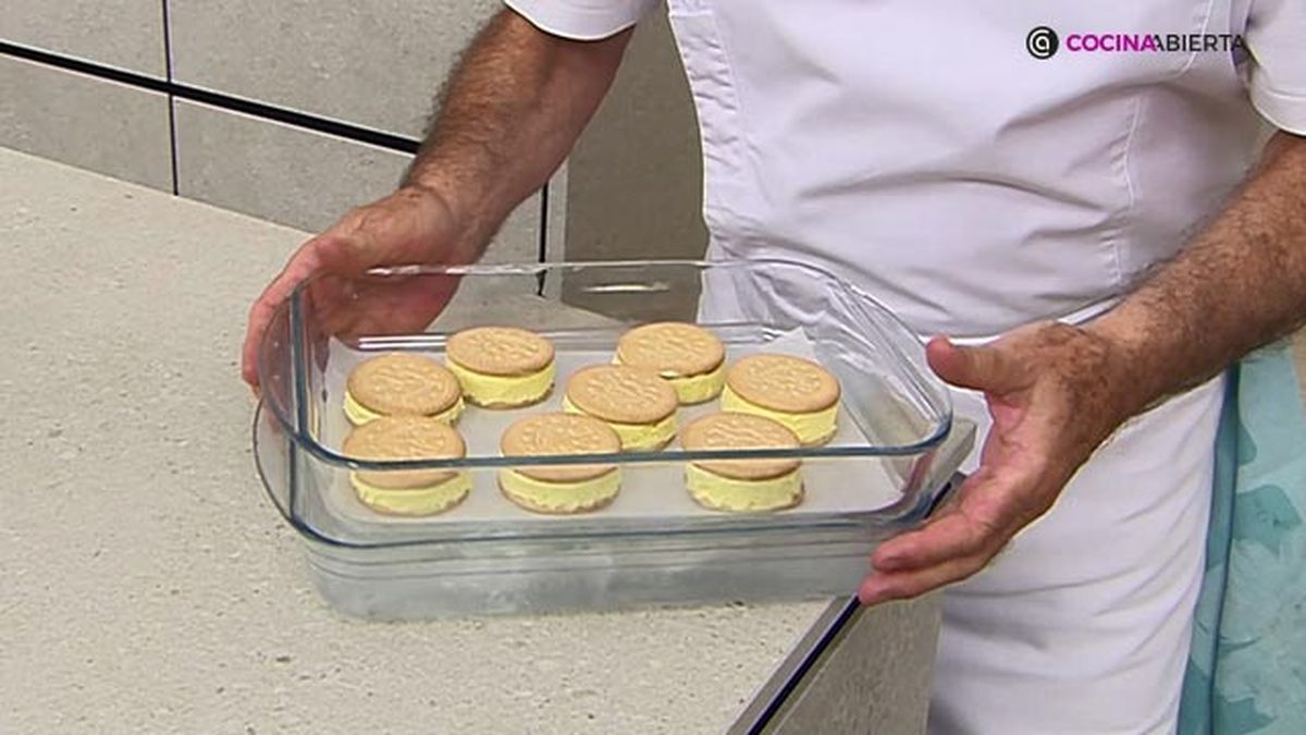 receta sandwich helado ka paso 3