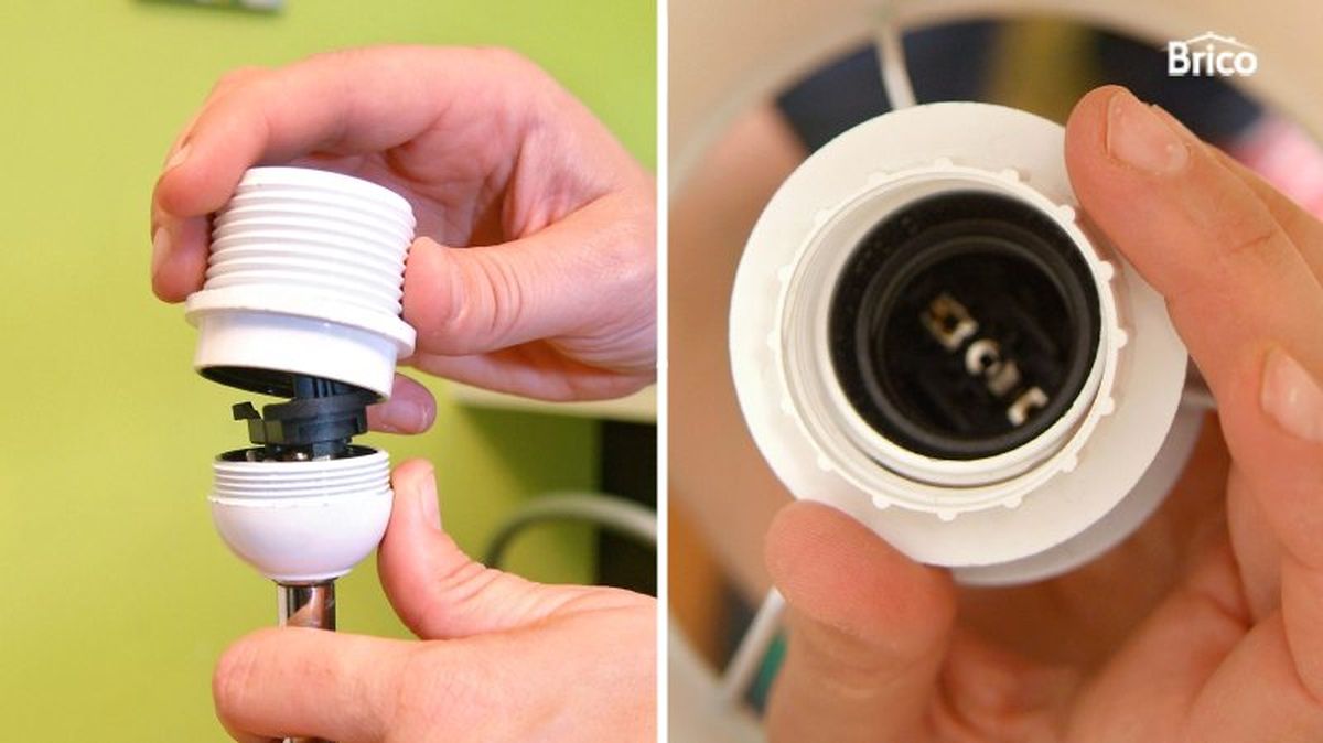 Comprobar el casquillo de la lámpara