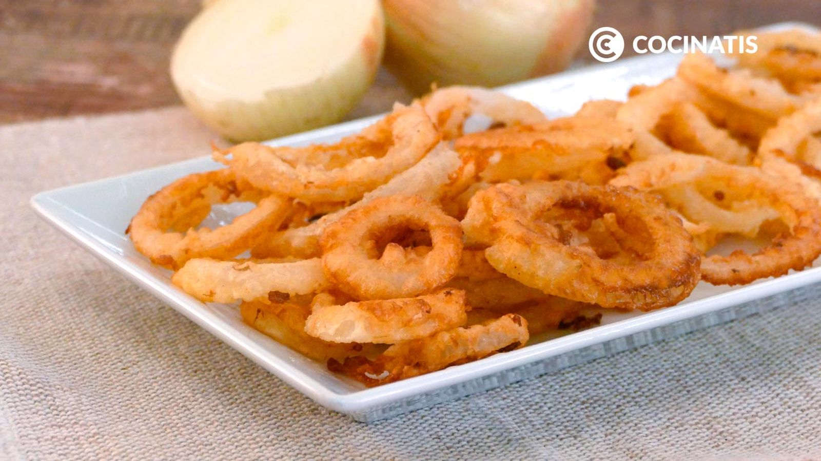 Receta de aros de cebolla