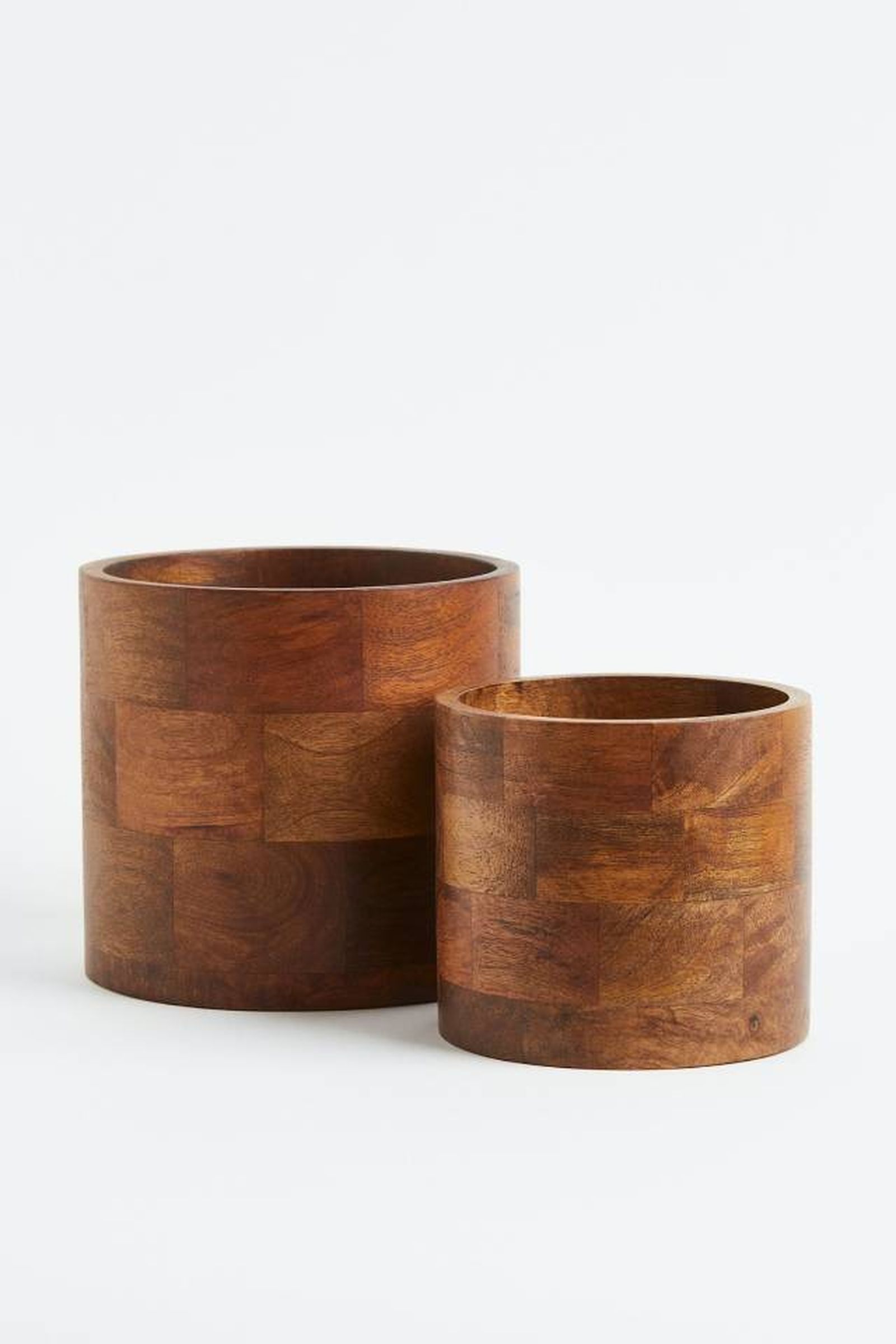 macetas de madera h&m home
