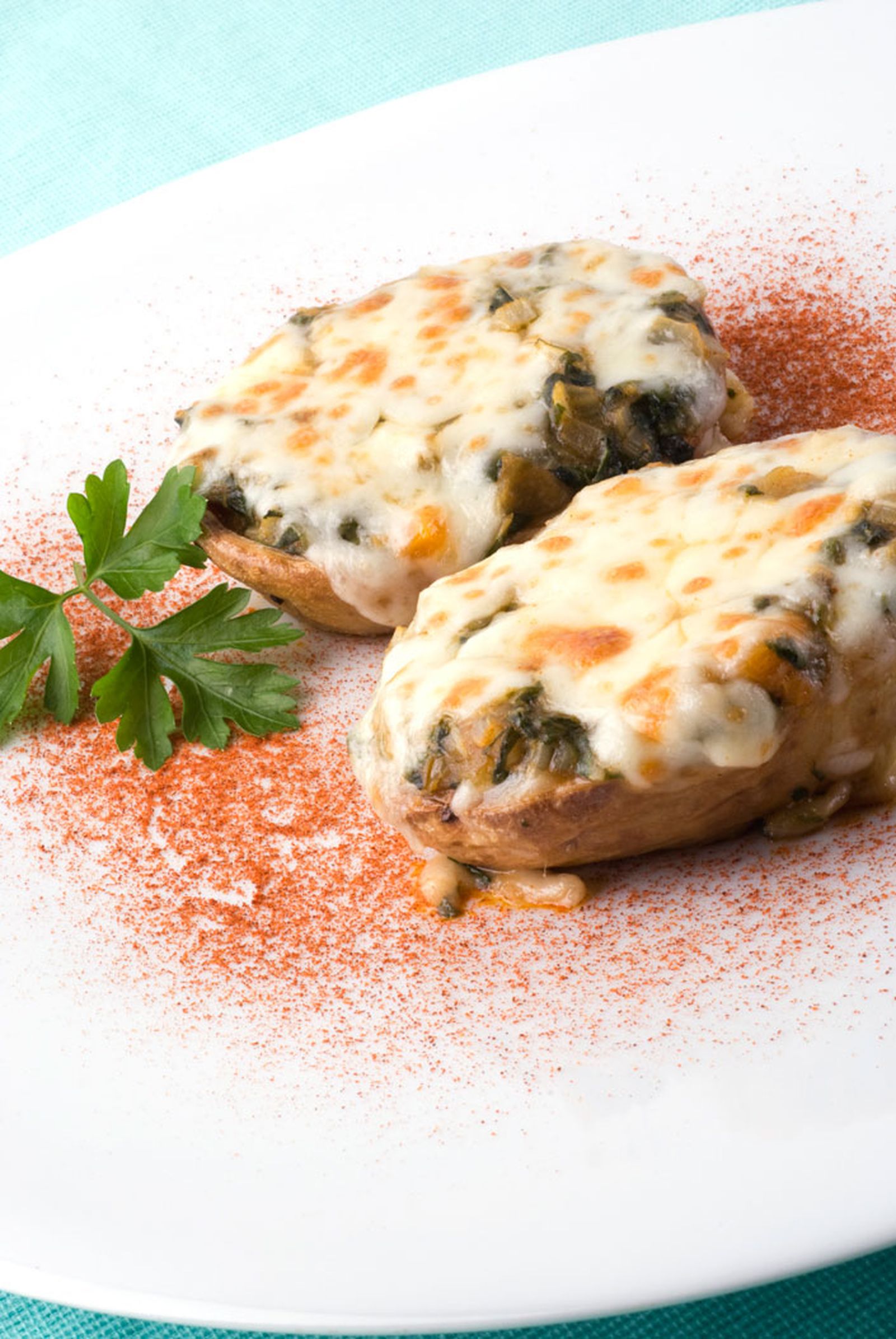 Acelgas en patatas asadas