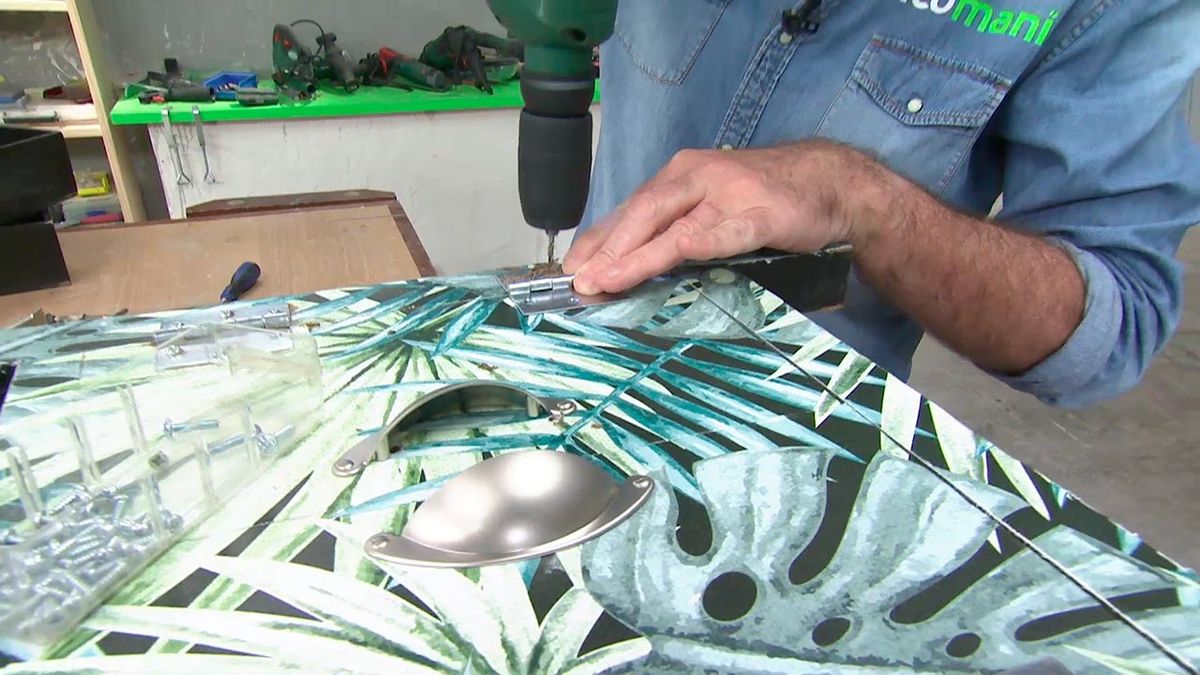 Como reciclar y decorar un sinfonier paso 9