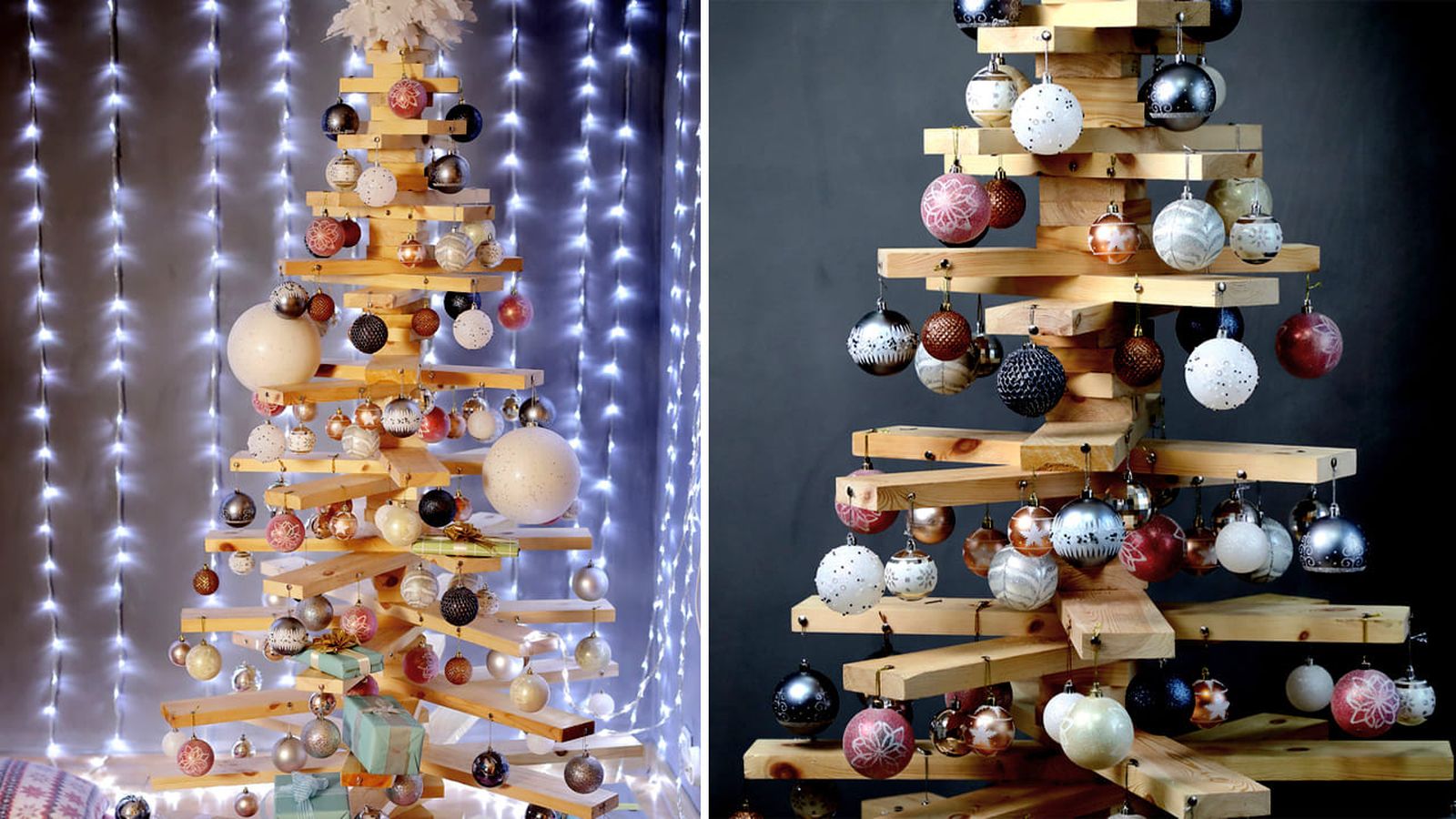 Bricomania 22 hacer arbol de navidad con listones de madera