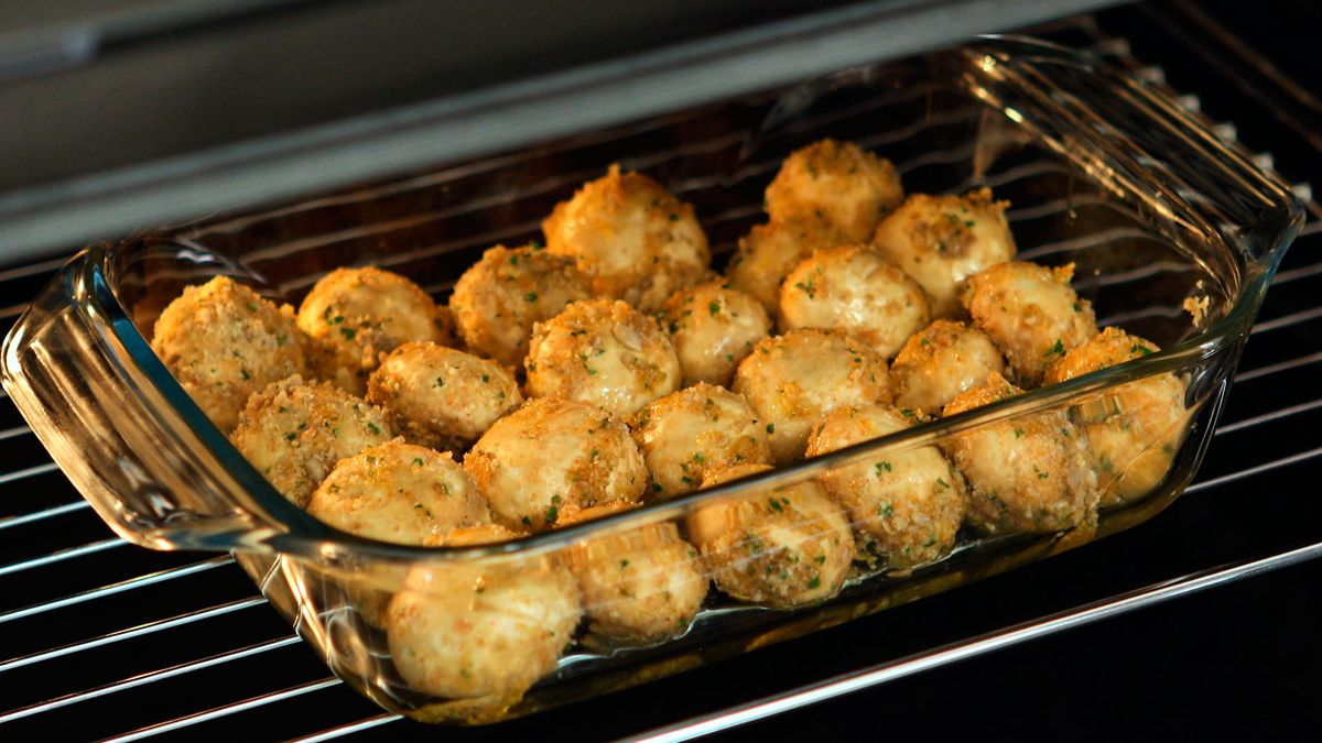 Champiñones crujientes al horno   Paso 5