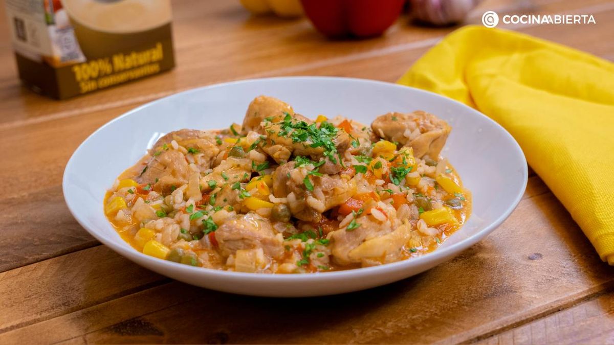 platos de cuchara guiso de arroz