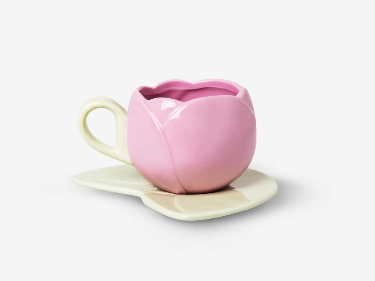 Taza tulipán.