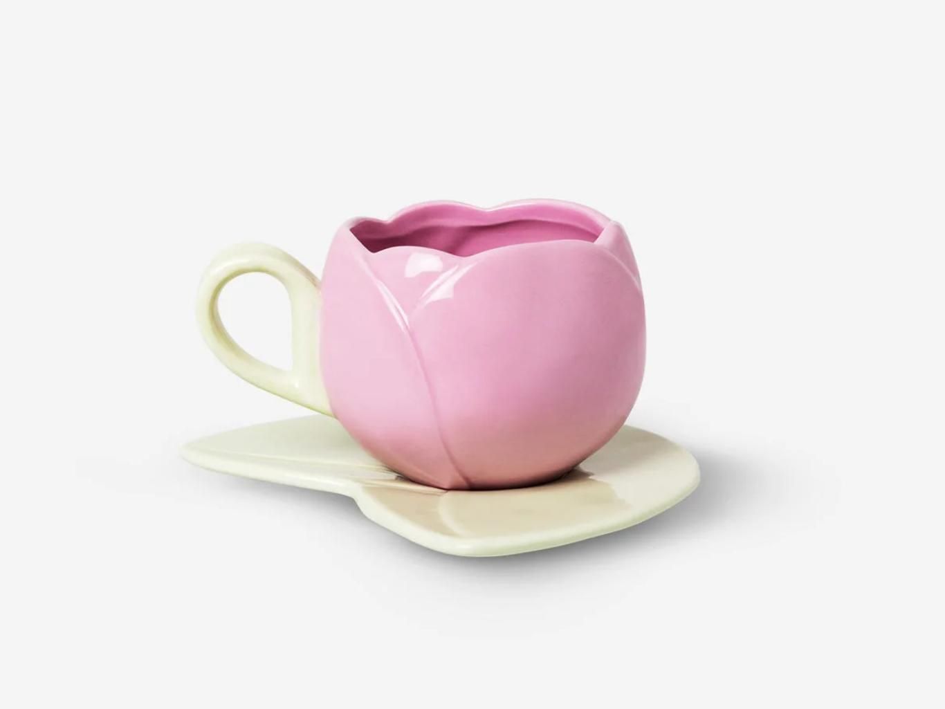 Taza tulipán.