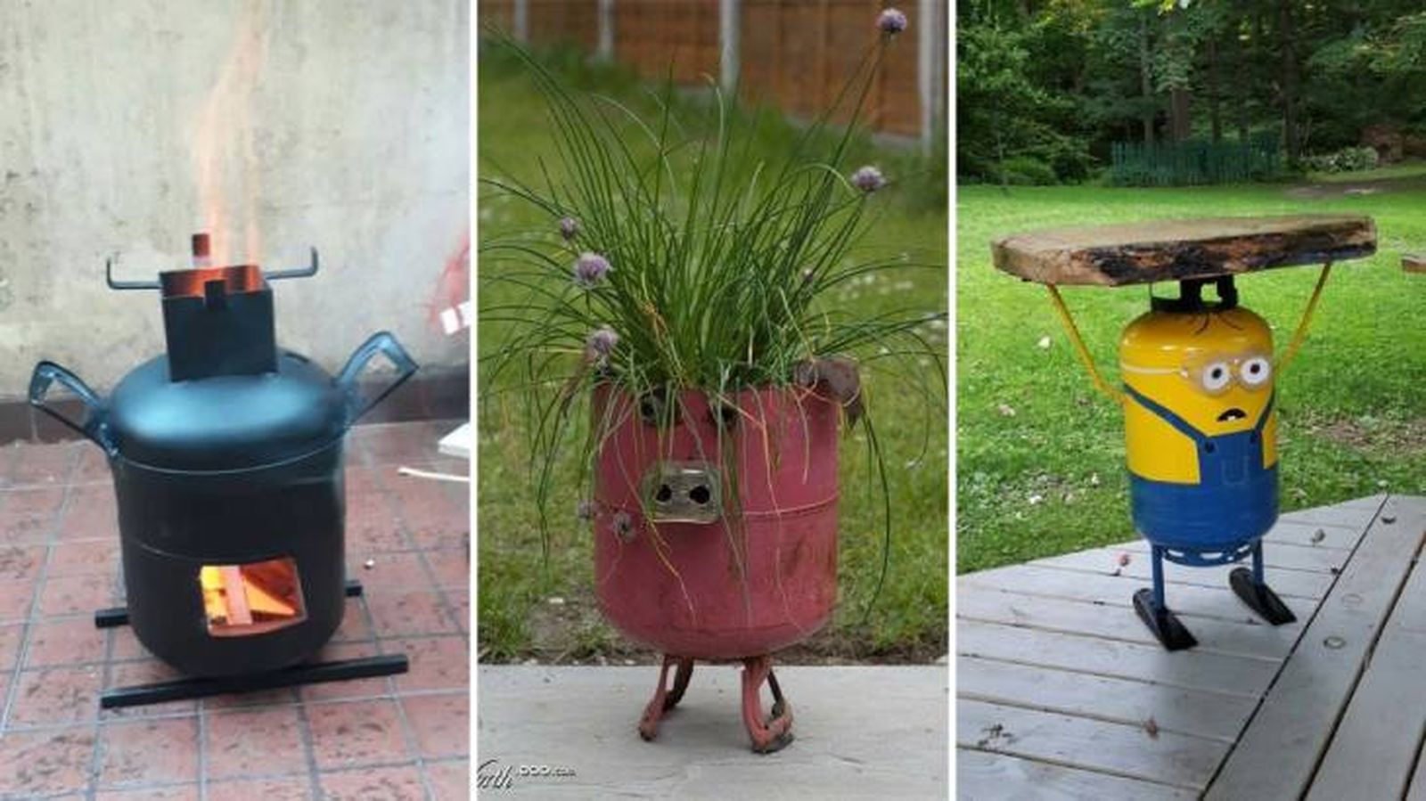 reciclaje bombona de gas butano
