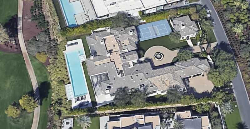 La casa de Justin y Hailey Bieber en The Madison Club.