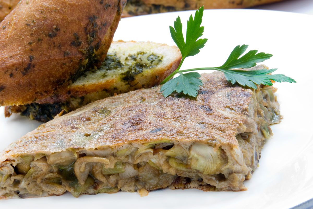 321 Tortilla de champiñones con pan de ajo (4936) xl