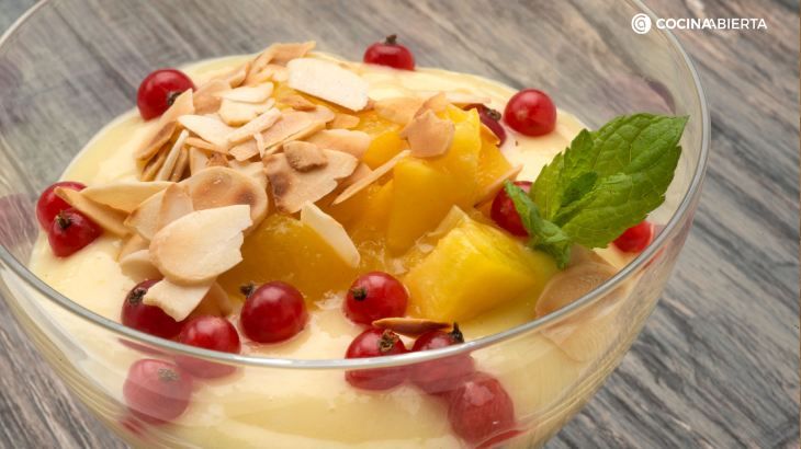 Crema de melocotón