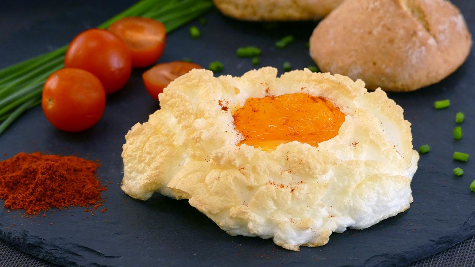 Receta de huevos nube (Cloud eggs)