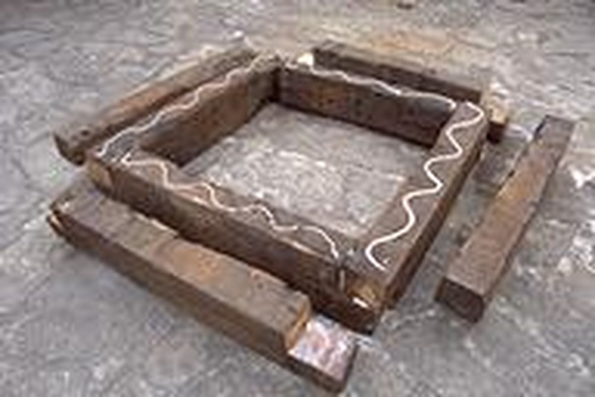 Jardinera o contenedor grande de madera paso 3