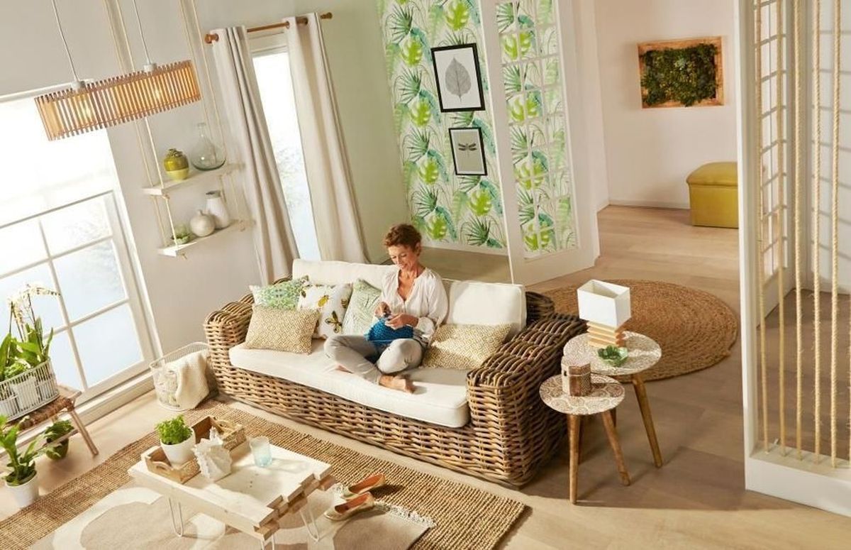 Estilo natural para decorar la casa   lamparas