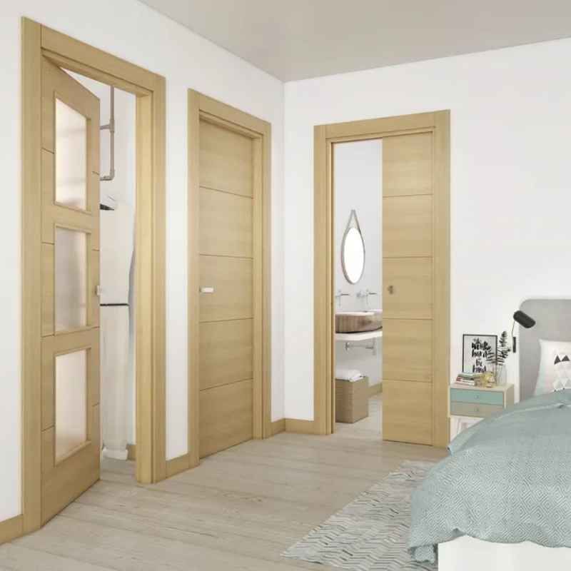 Puerta de interior de madera