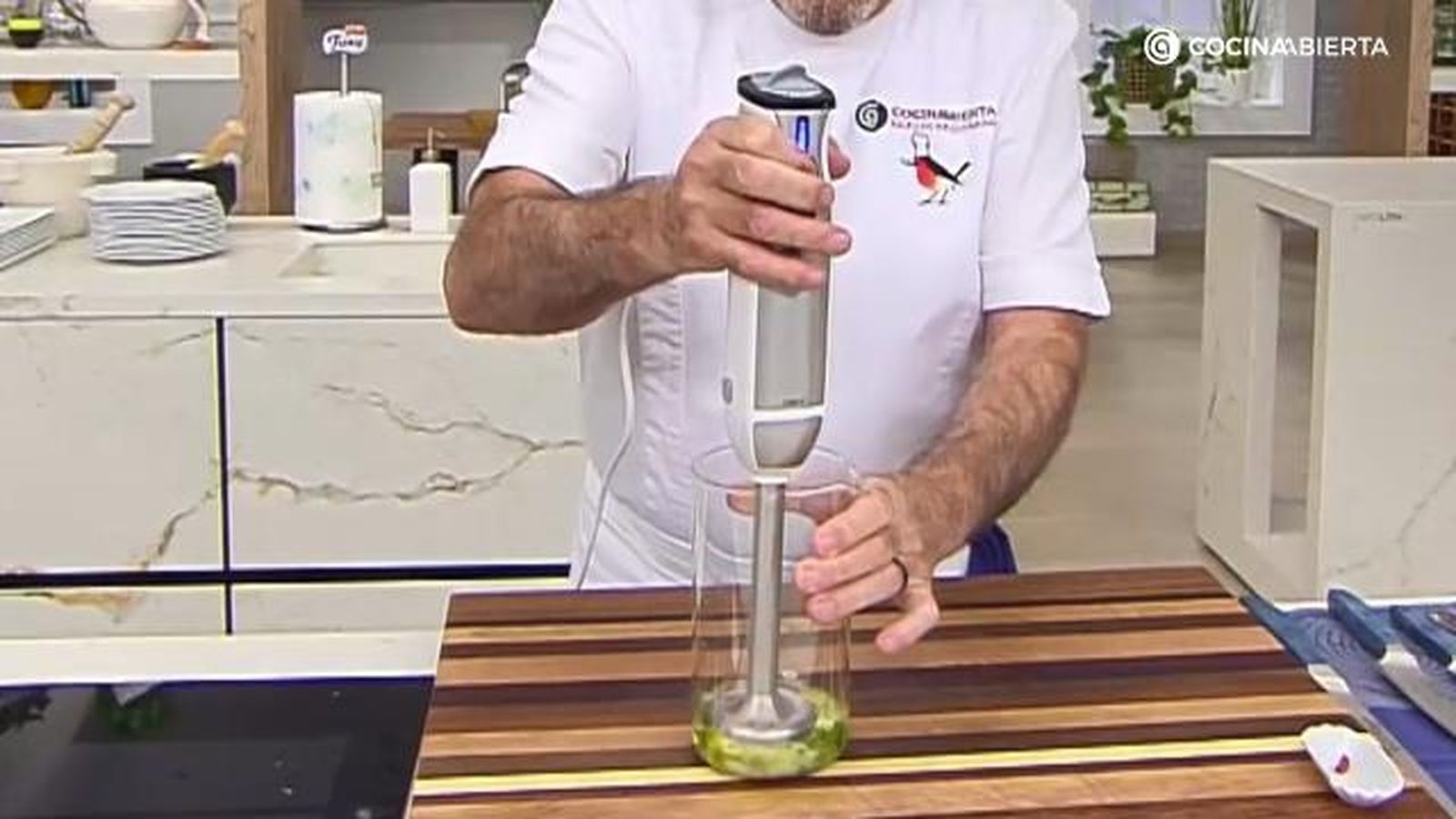 salsa cilantro paso 2