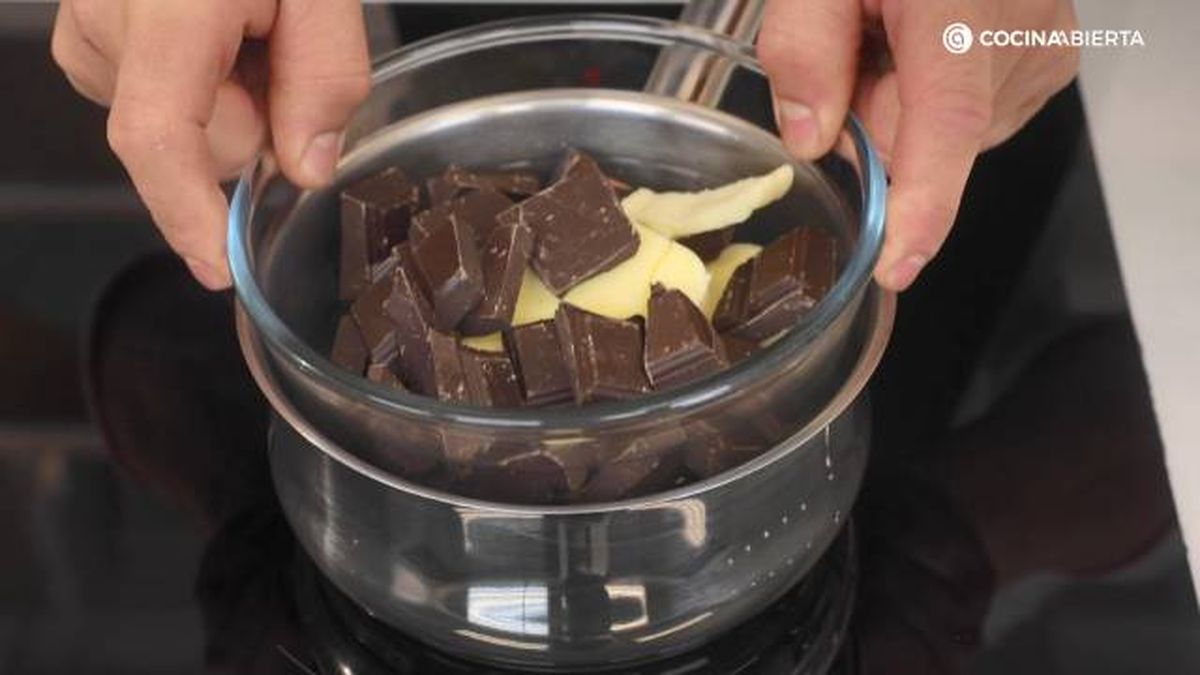 Brownie chocolate cafe paso 1