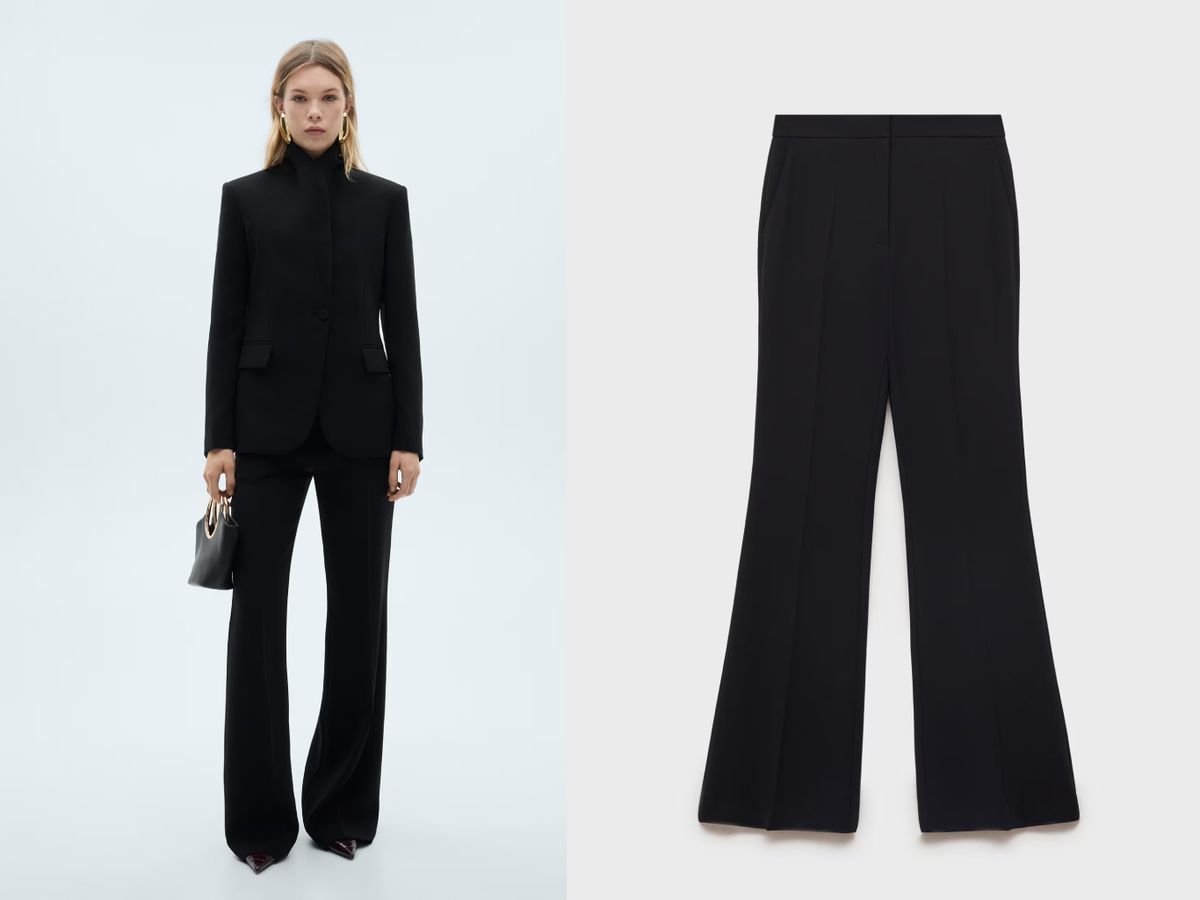 Pantalón de traje negro