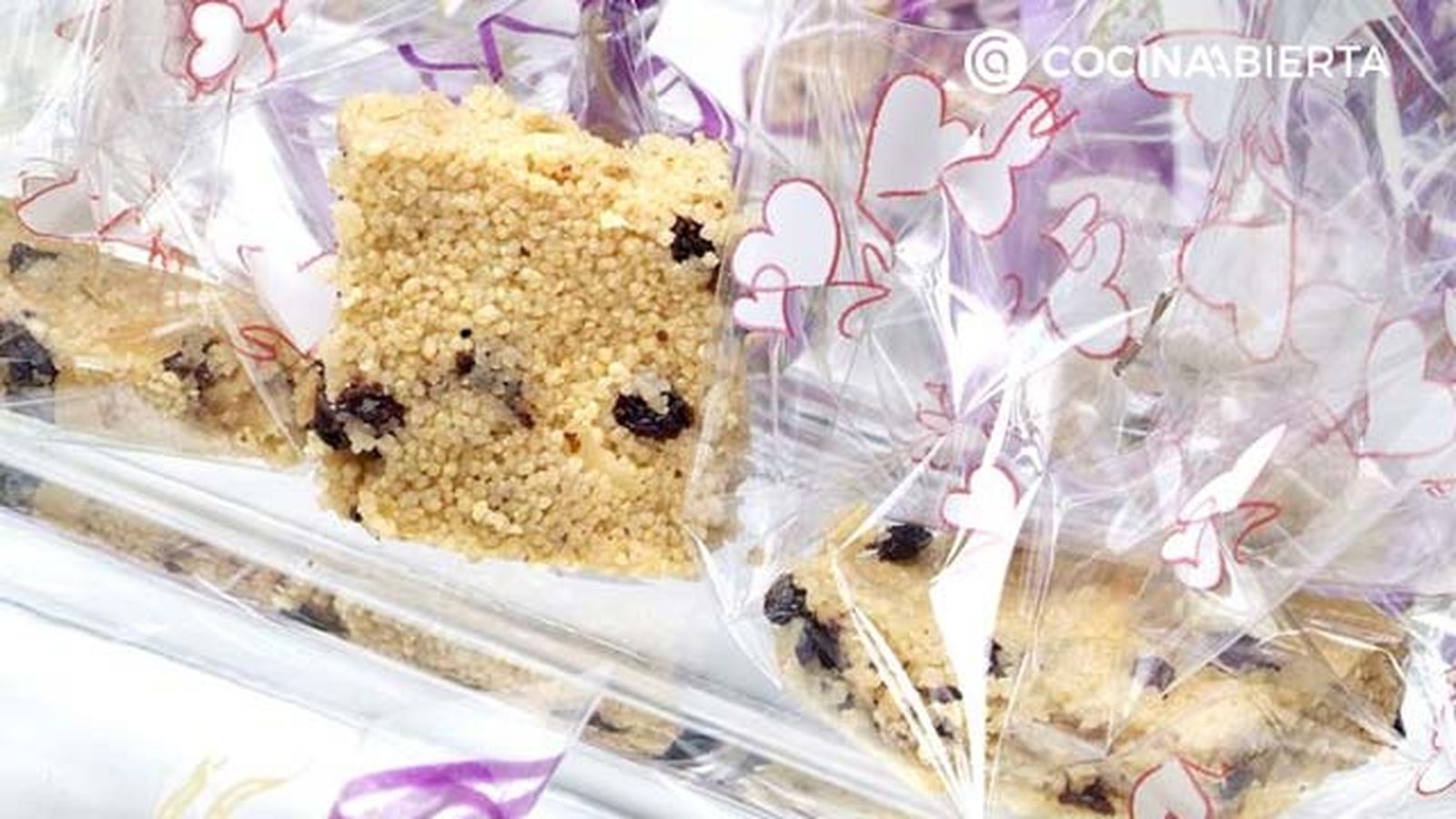 Galletas de cuscús y pasas